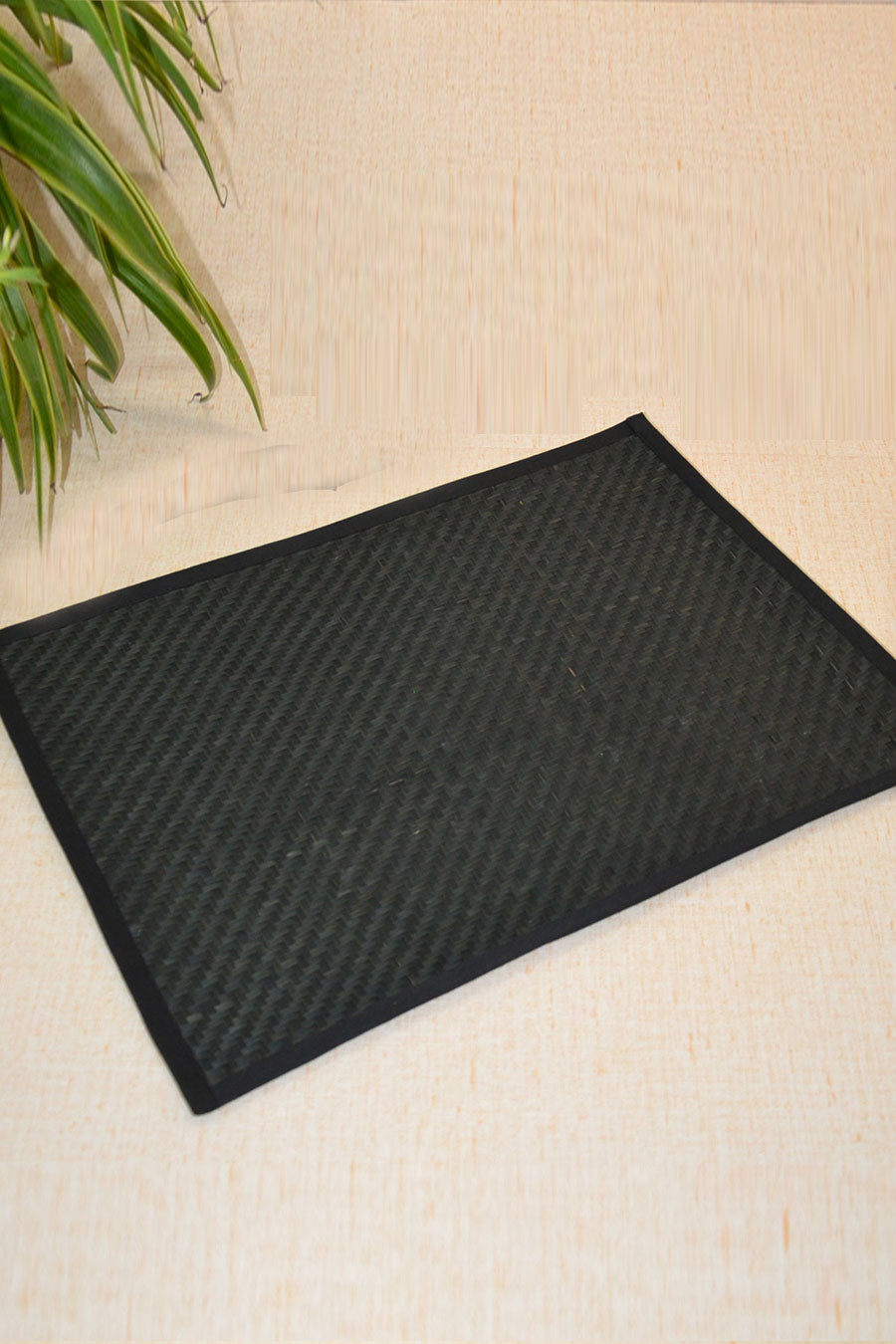Sitalpati Rectangular Placemat Charcoal