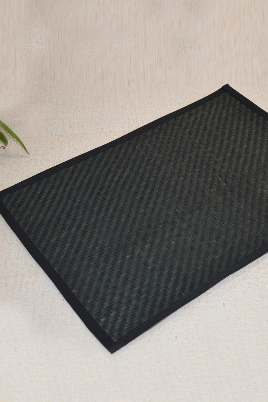 Sitalpati Rectangular Placemat Charcoal