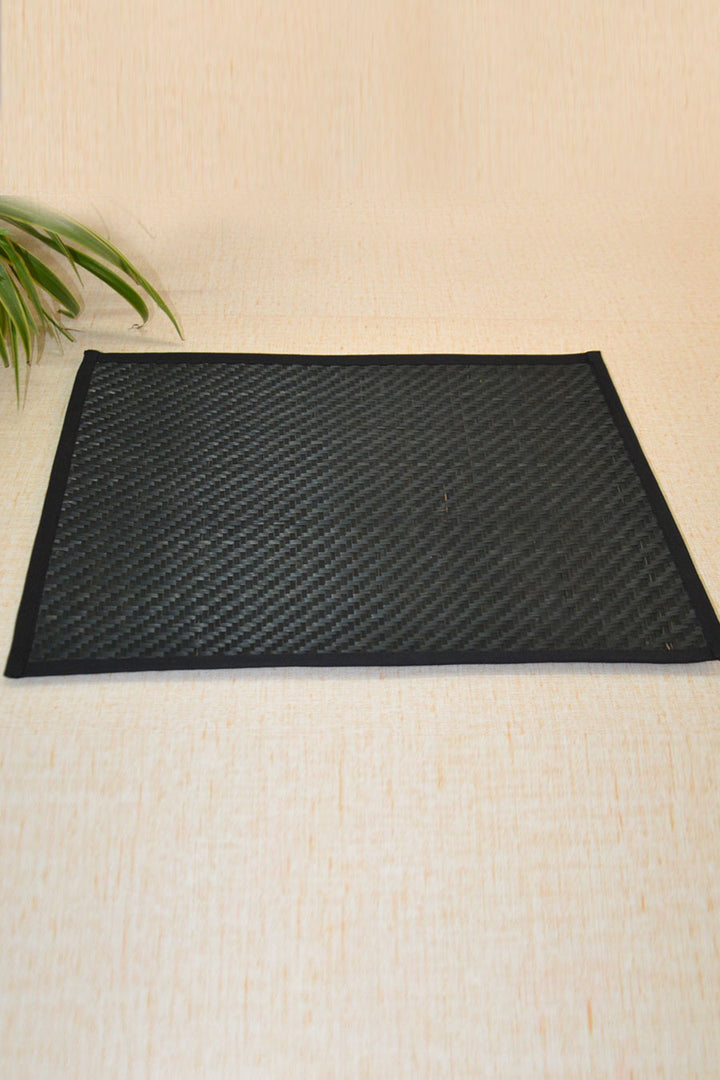Sitalpati Rectangular Placemat Charcoal