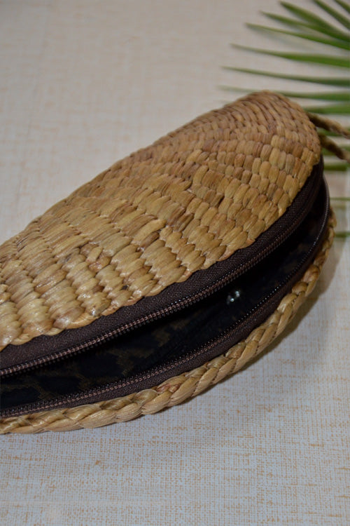 Water Hyacinth Clutch Natural