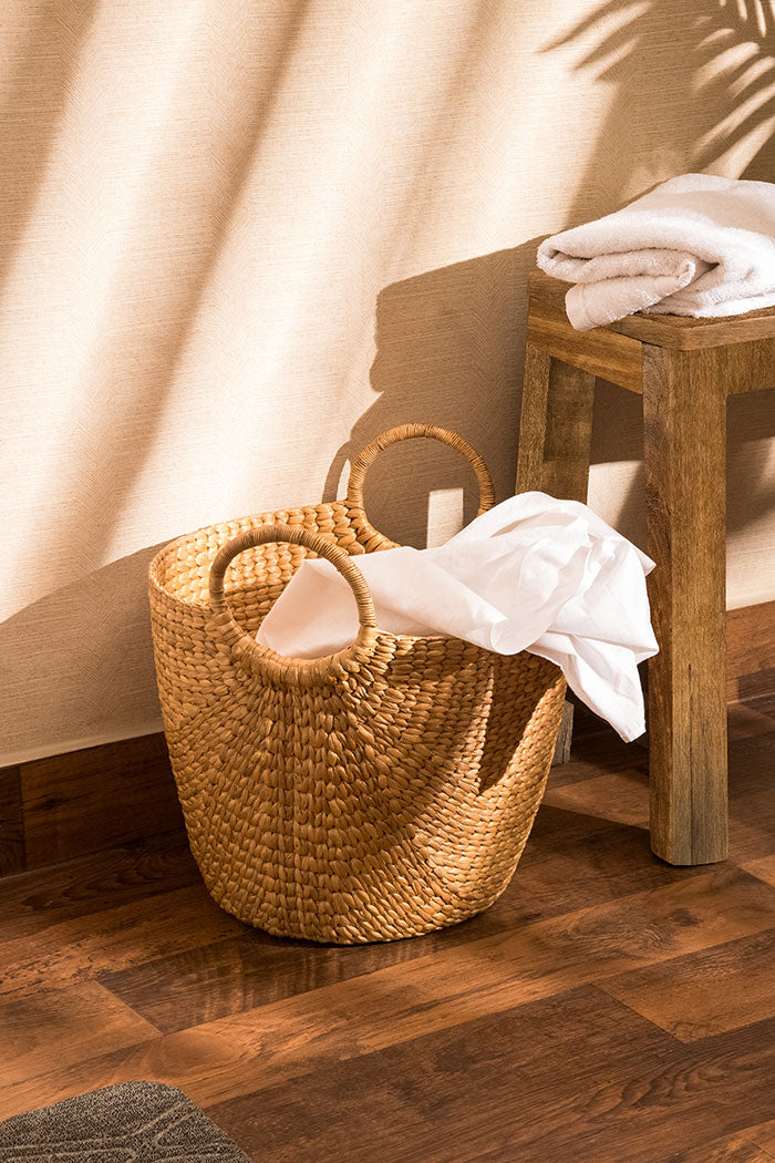 Water Hyacinth Laundry Basket (Small)