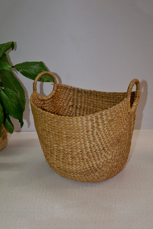 Water Hyacinth Laundry Basket (Small)