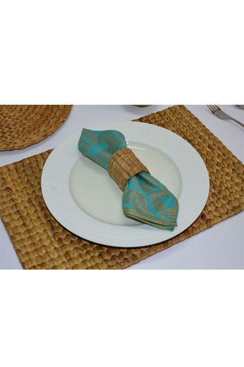 Water Hyacinth Napkin Rings Natural (Set of 6)