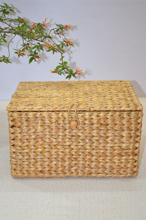 Water Hyacinth Rectangular Storage &amp; Utility Box