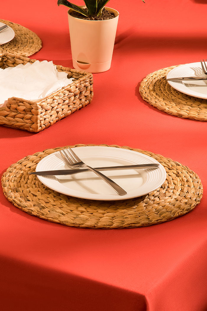 Water Hyacinth Round Placemats Natural 12 inch (Set of 2)