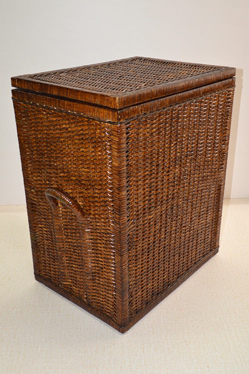 Rattan Laundry & Storage Basket with Lid