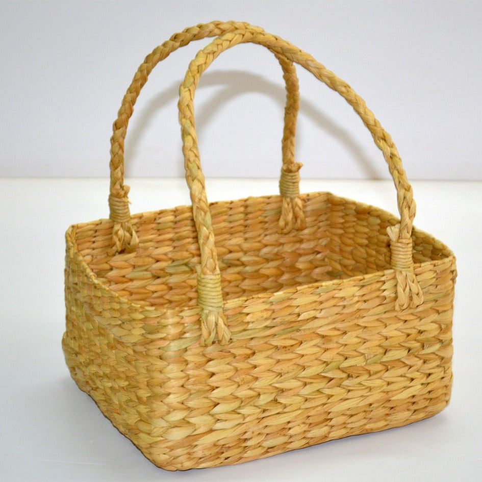 Kauna Rectangular Gift & Utility Basket Natural